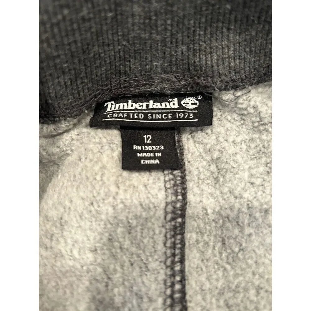 Timberland Boys' Fleece Pull-on Jogger Sweatpants Size 12